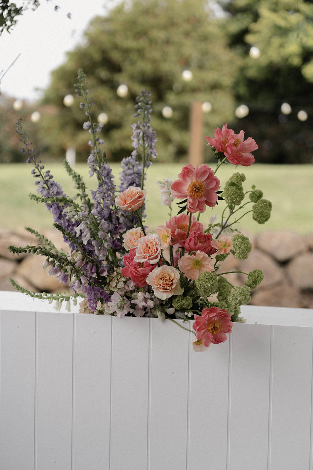 Summergrove Estate Wedding photography Reception bright delicate florals