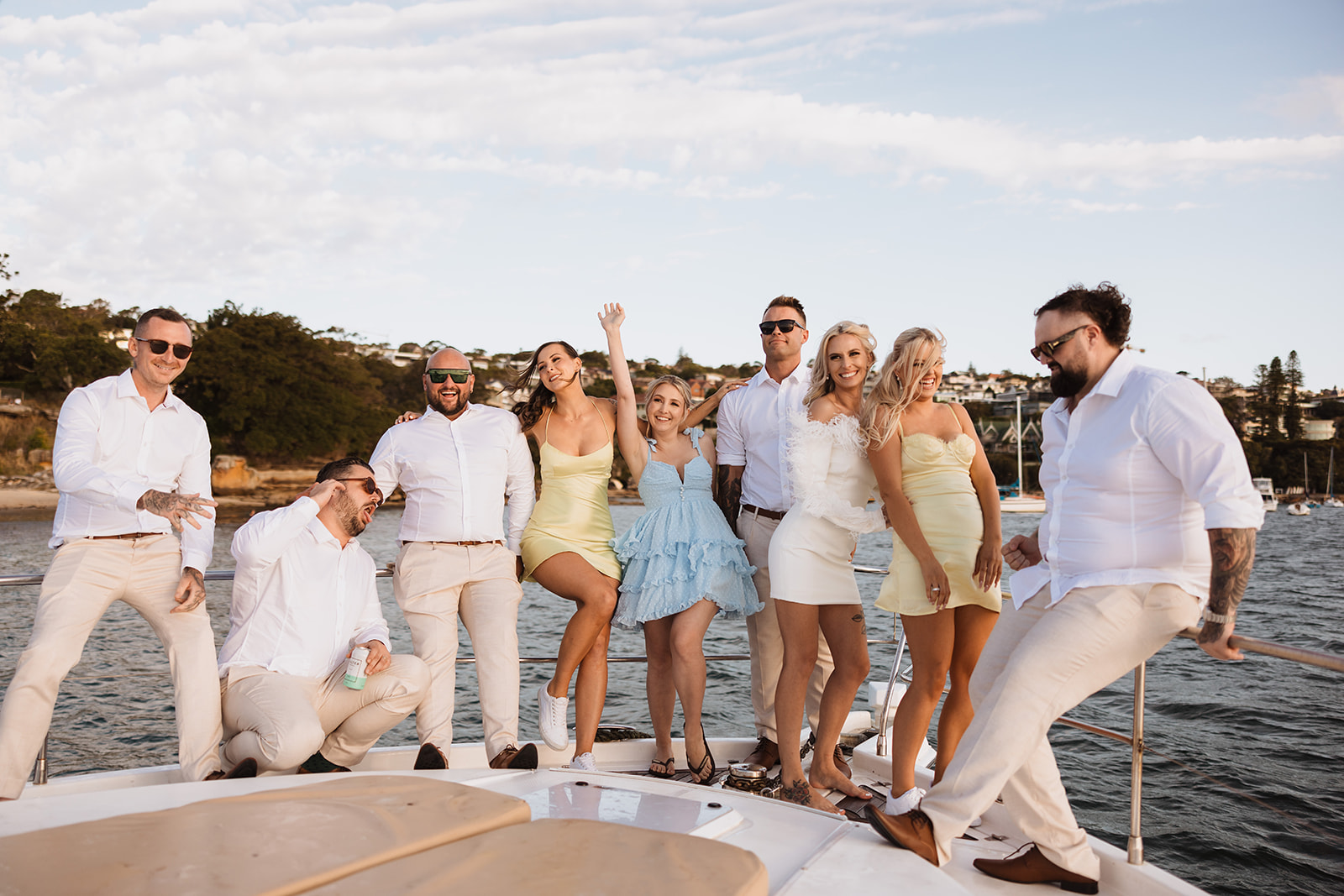 Bridal Party at the Wedding in Lindesay House, Darling Point New South Wales