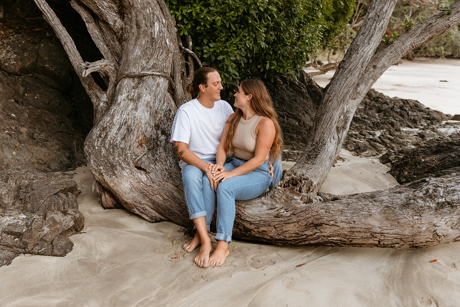 Engagement Photoshoot at Whale Bay Matapouri