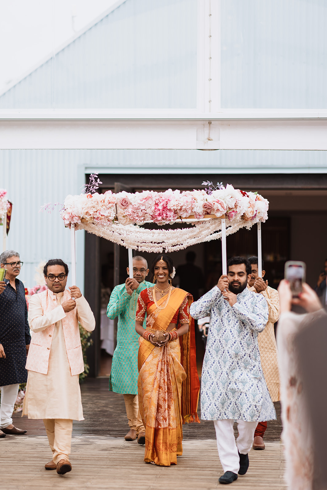 Bridal Entrance at Wedding Ceremony at the Wedding in Mona Farm Braidwood, New South Wales