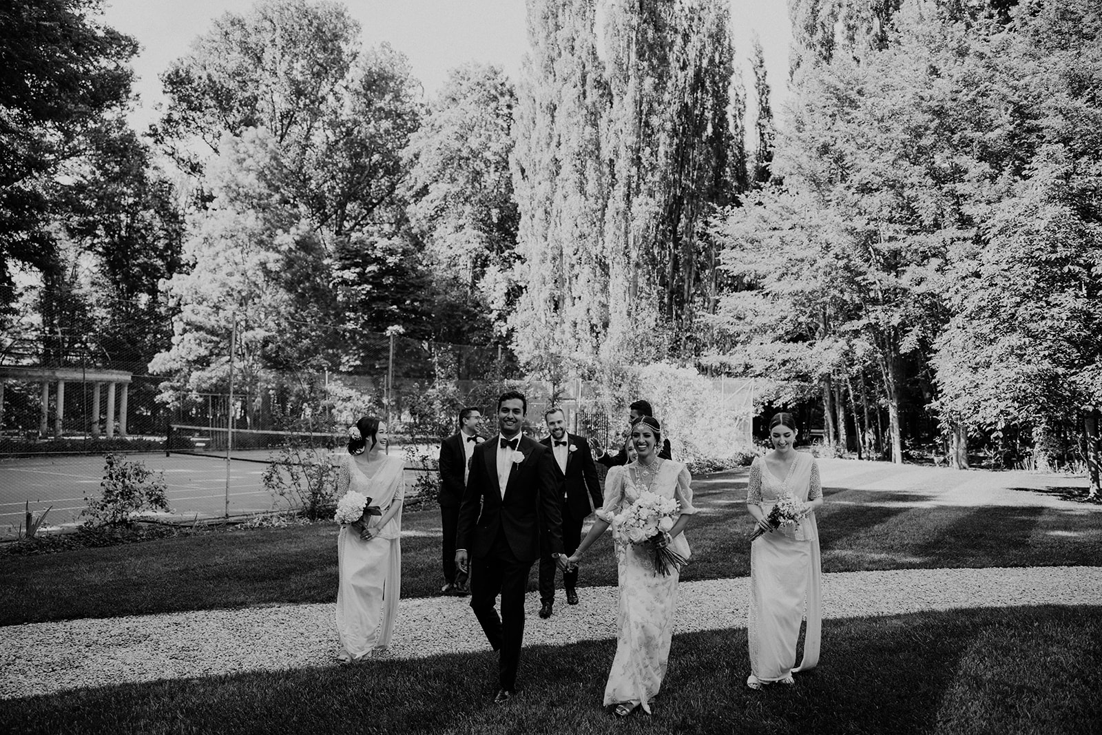 Bridal party shoot at the Wedding in Mona Farm Braidwood, New South Wales