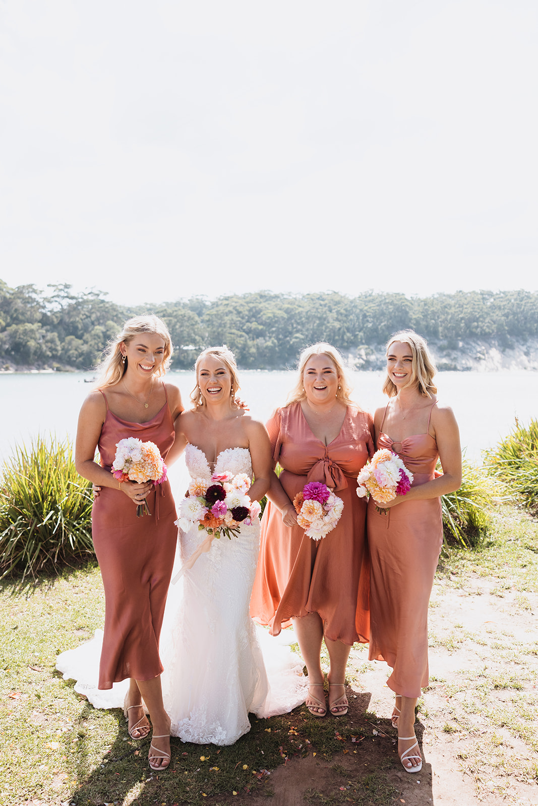 Bridal Party at the Wedding in The Cove Jervis Bay