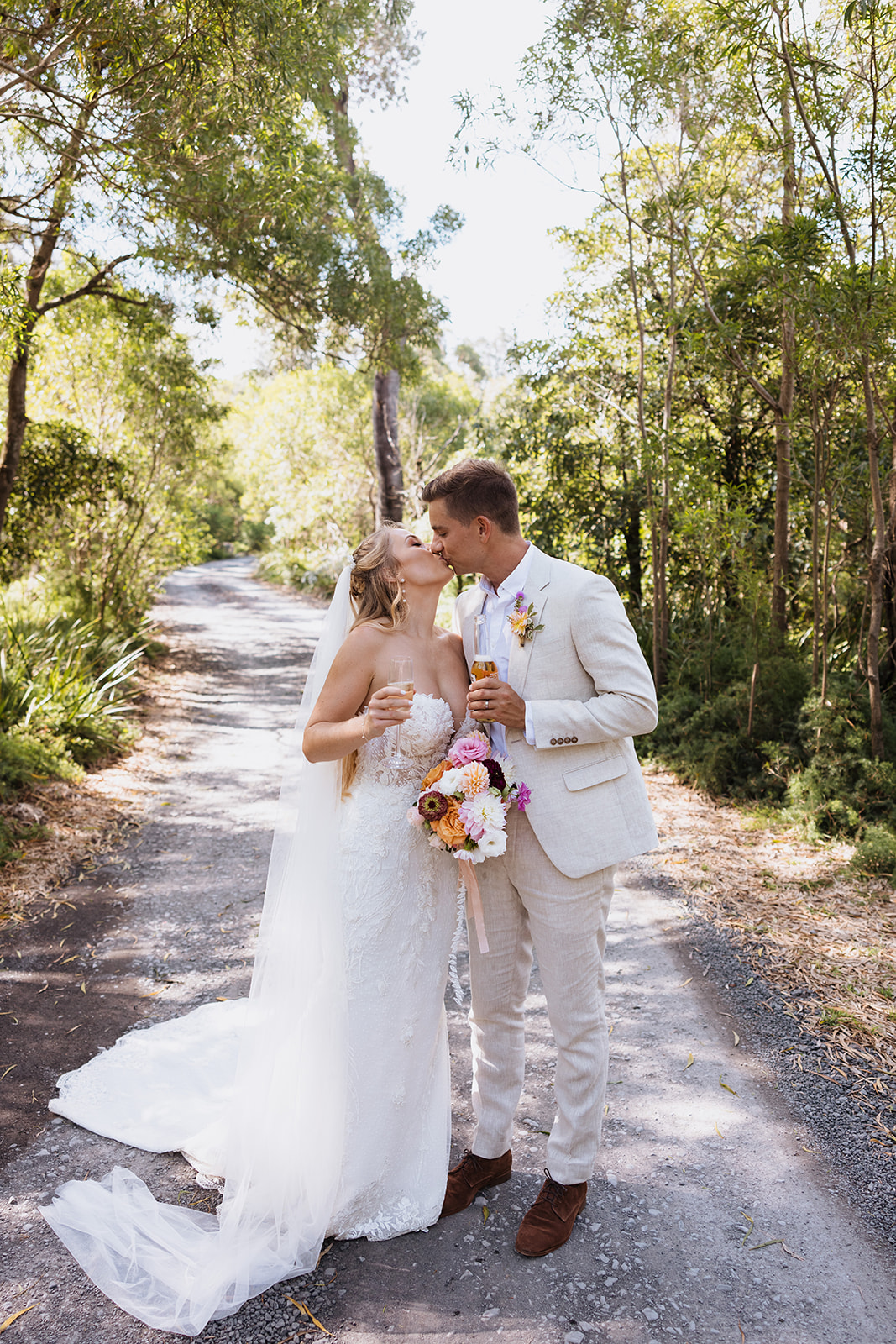 Bridal Portraits at the Wedding in The Cove Jervis Bay