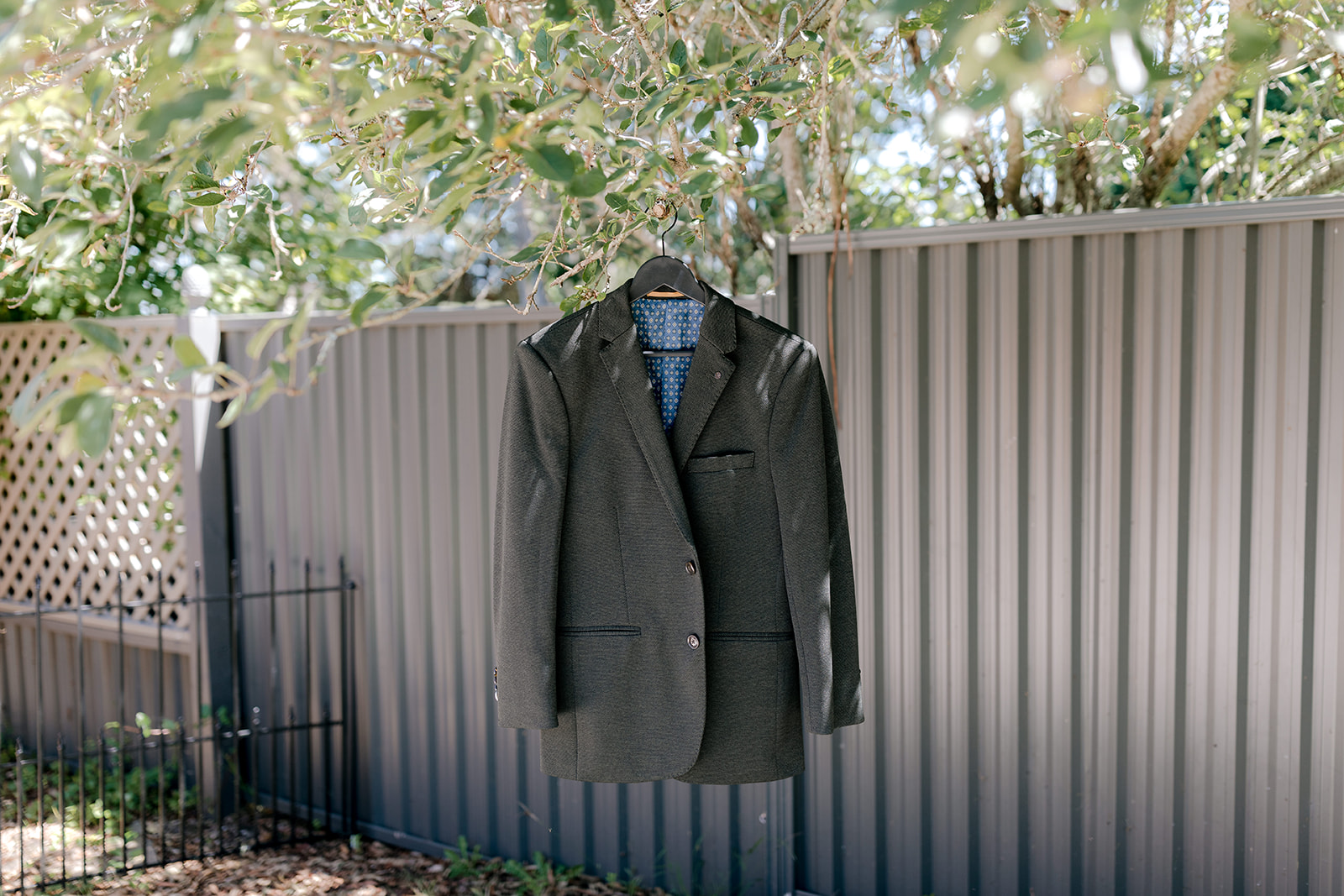 Groom jacket for an elegant country wedding.
