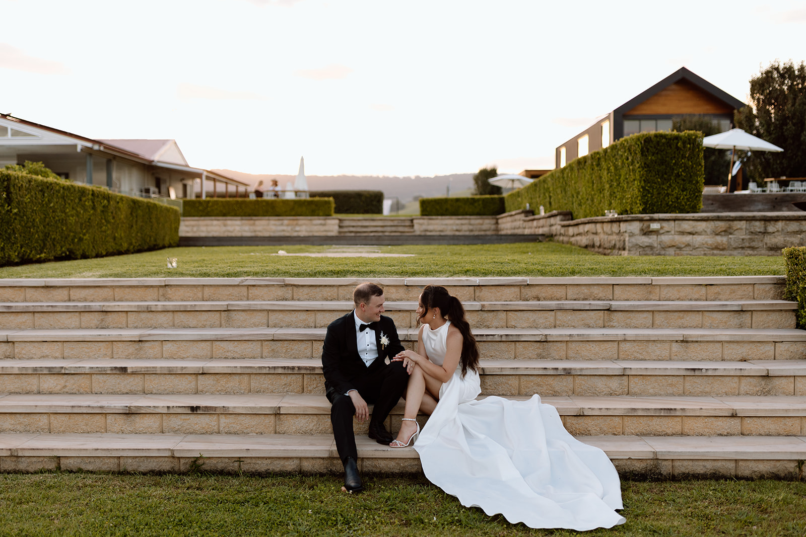 Bridal Portraits at the wedding in the South Coast Seacliff House