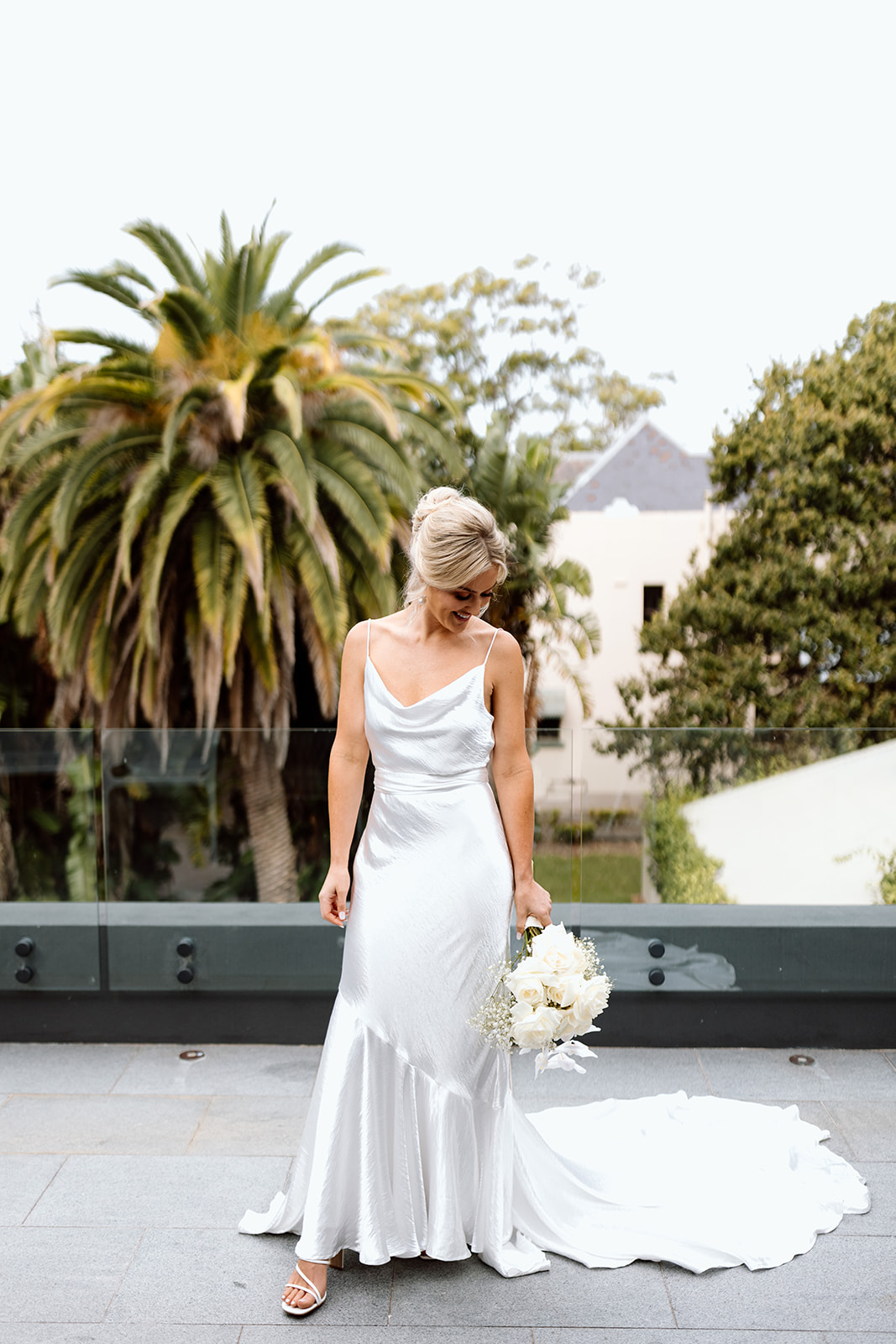 Portraits of the bride at the wedding in The Fernery Mosman