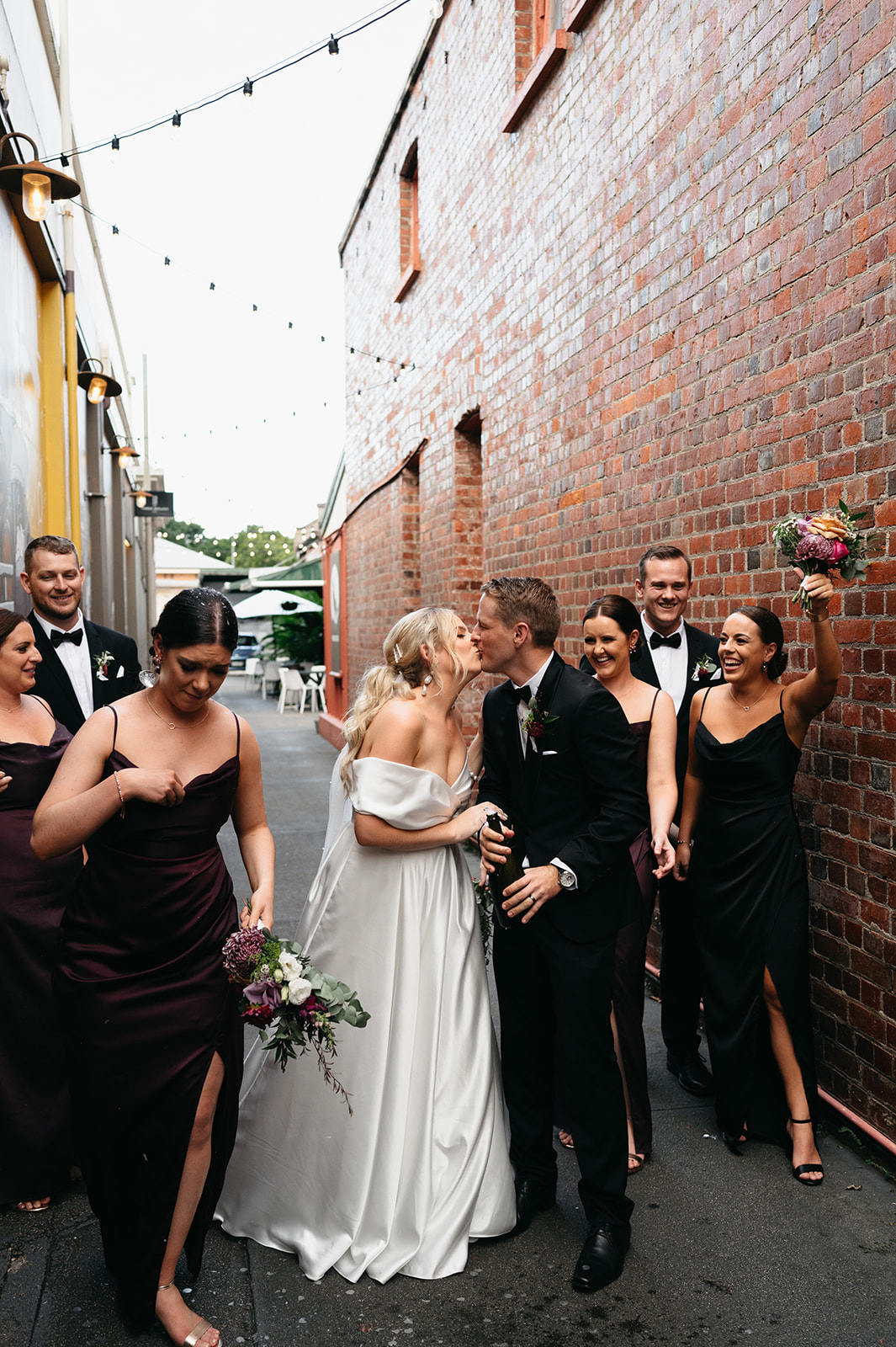 Bridal party photos at The Three Wolves in Cairns