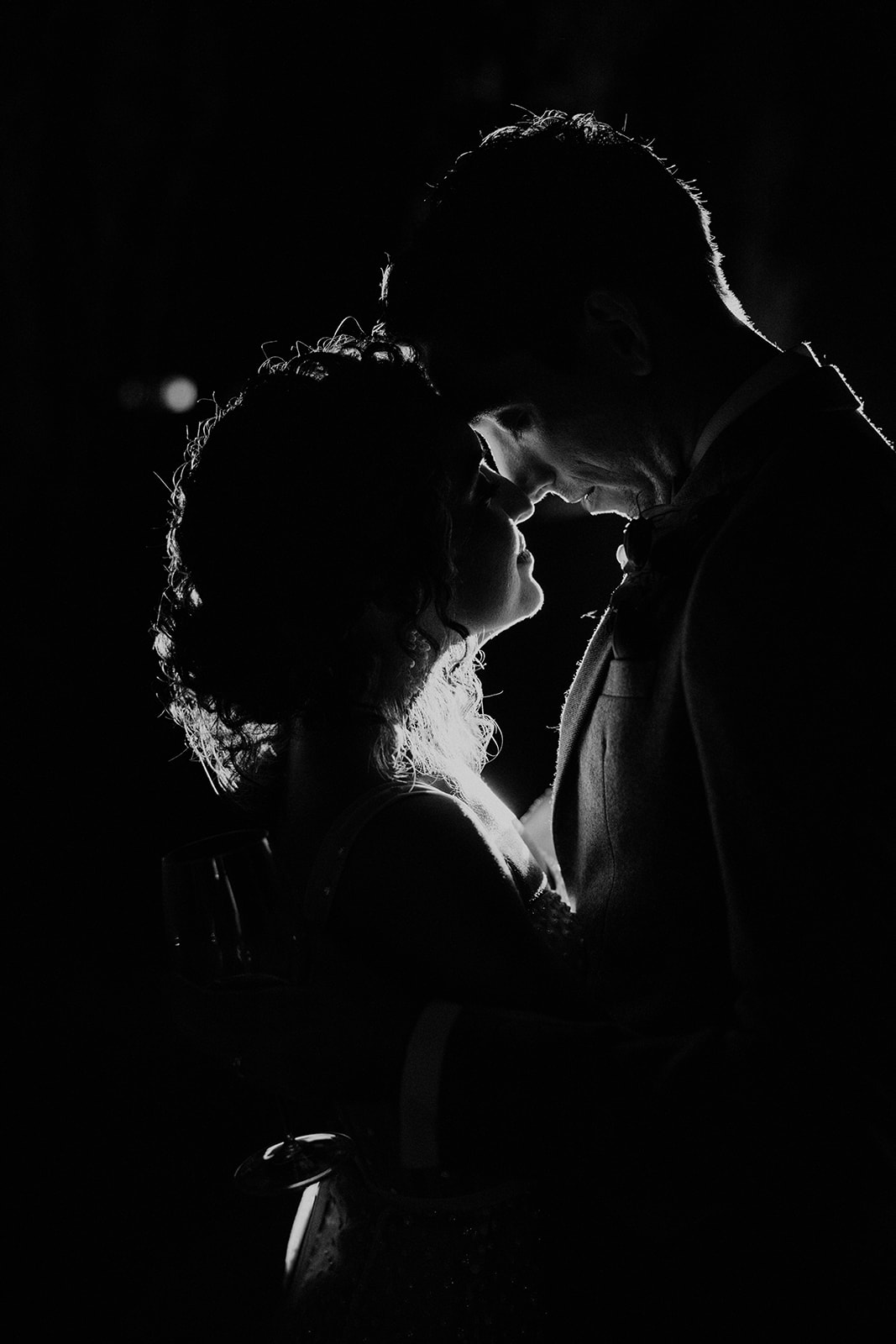 Night portrait shots with the couple at the wedding in the Southern Highlands Bendooley Estate