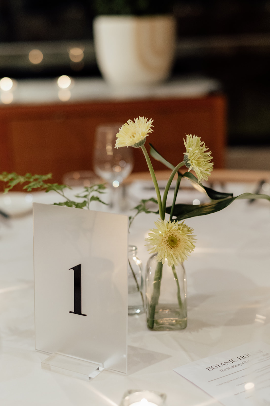 botanic house wedding reception