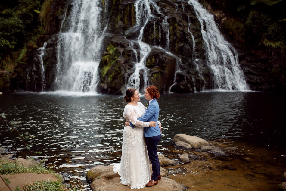 Falls Retreat Waihi Wedding Photographer