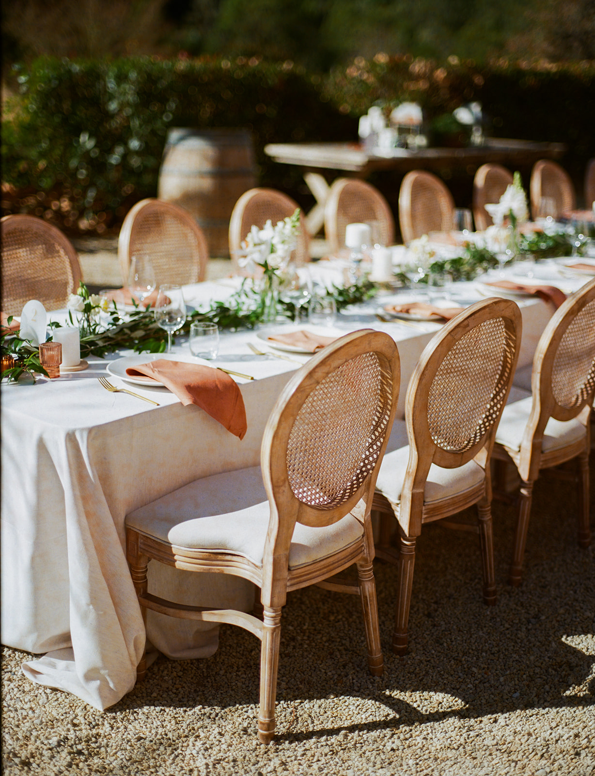 Redleaf wedding table details styled by Event artists