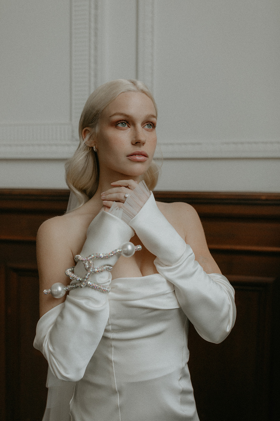 Effortless wedding look by Bridal fashion designer Kate Willa