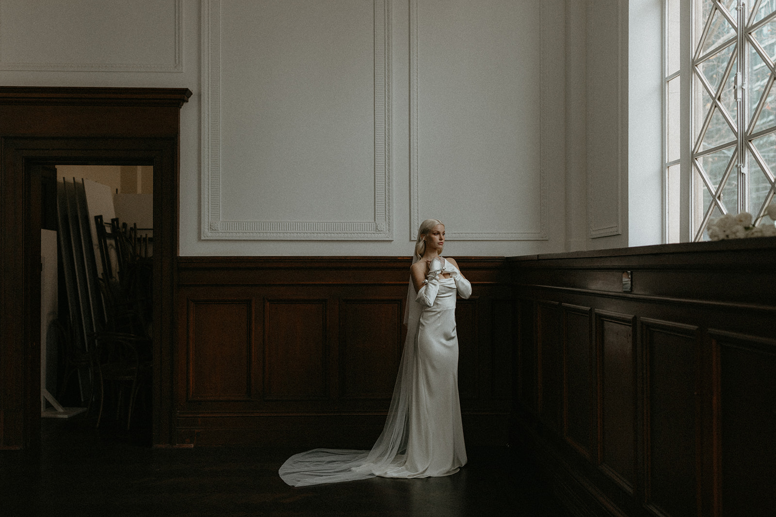 Effortless wedding look by Bridal fashion designer Kate Willa