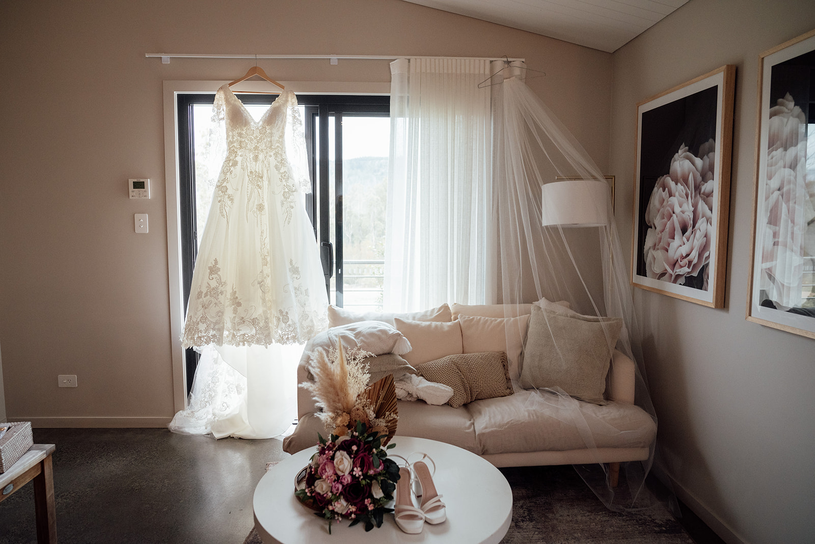 bridal suite at Kangaroo Valley bush retreat