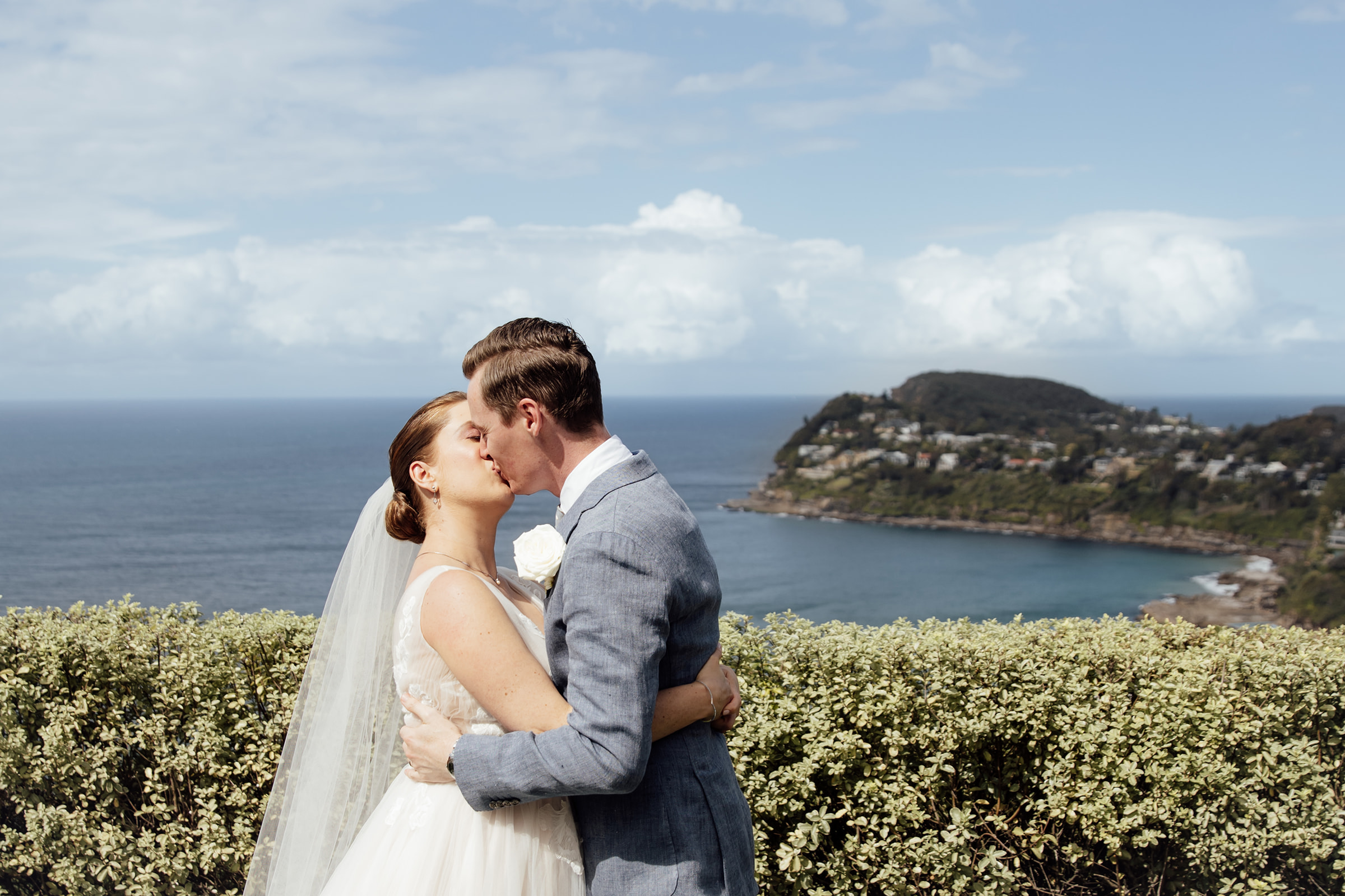 A couple who got married at Jonah's Whale beach