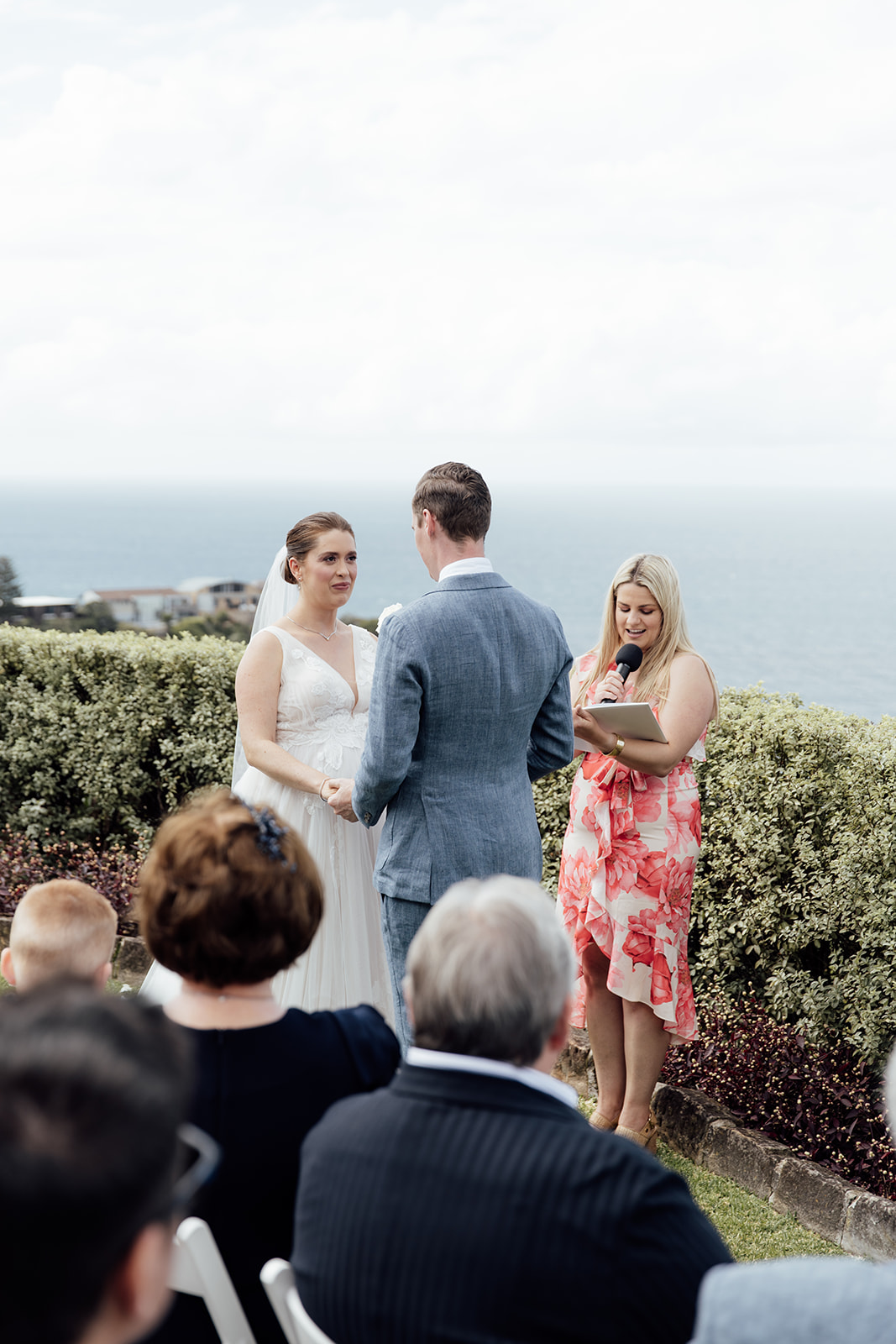 A wedding ceremony at Jonah's whale beach