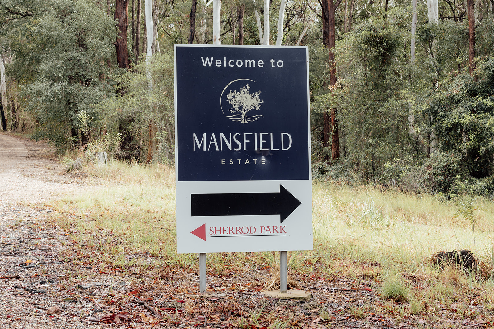 Mansfield estate sign