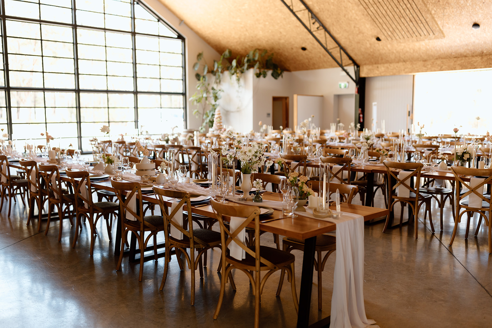 Wedding reception details in the South Coast Bawley Vale Estate