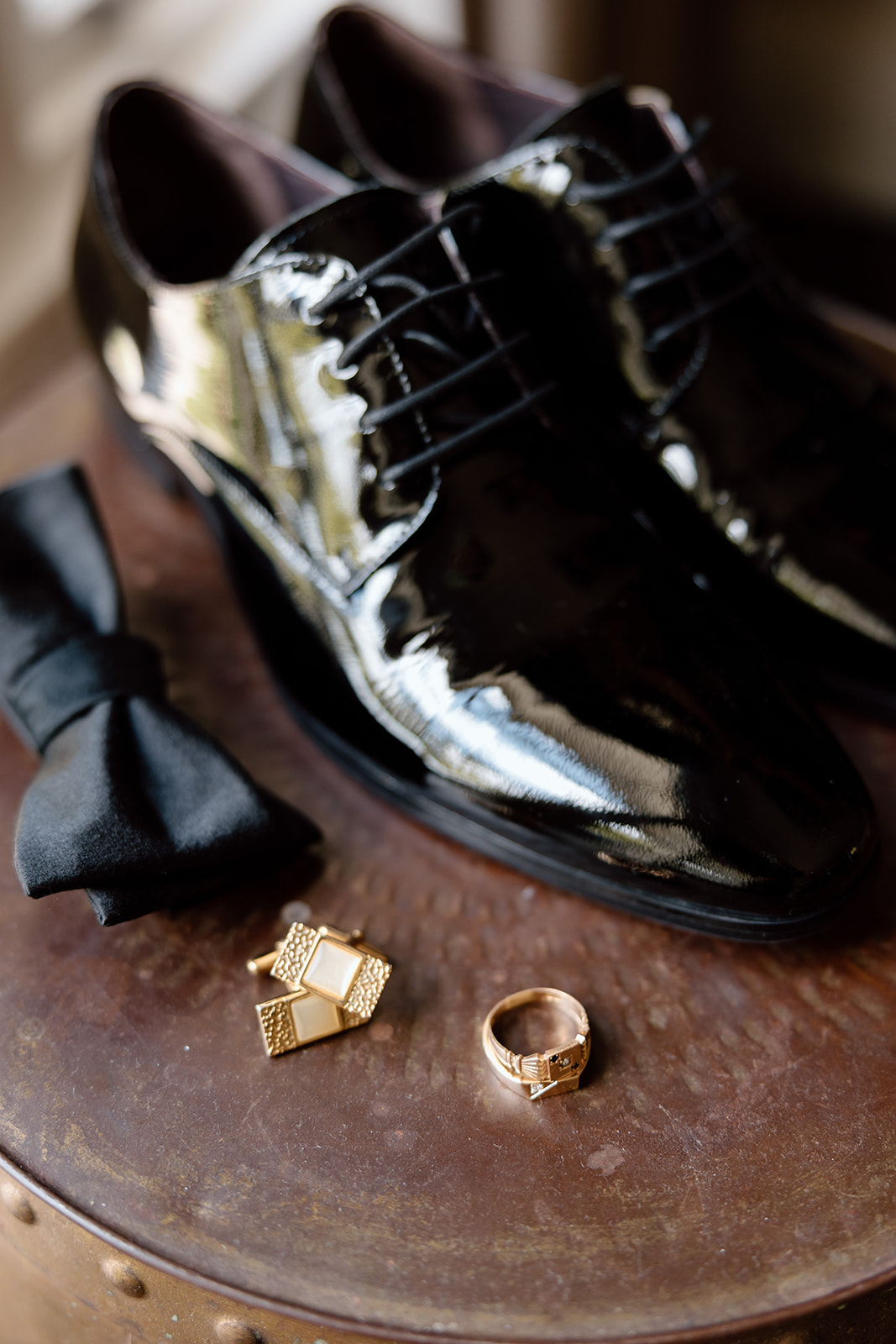 Groom details at the wedding in the Southern Highlands Bendooley Estate