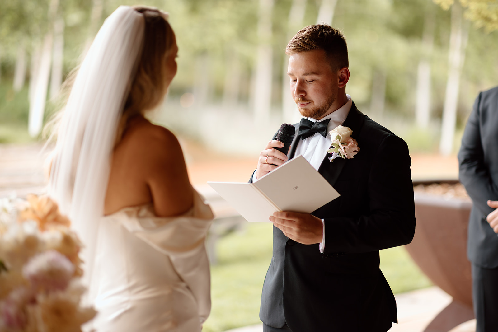 Wedding vows in the Southern Highlands Bendooley Estate