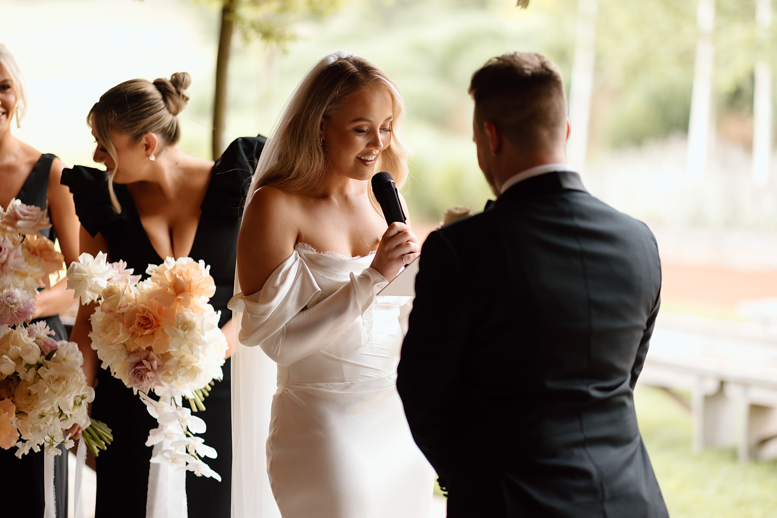 Wedding vows in the Southern Highlands Bendooley Estate