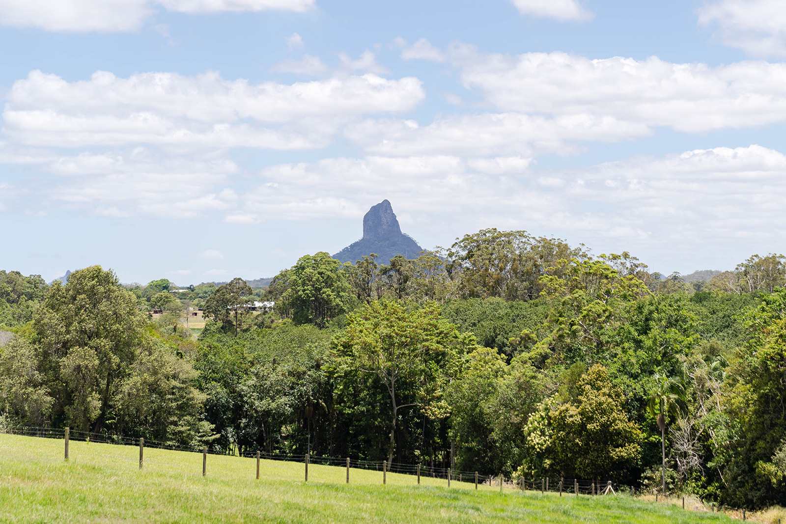 Glasshouse Mountains country view