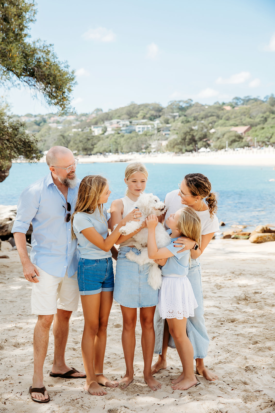 family picture Sydney beach
