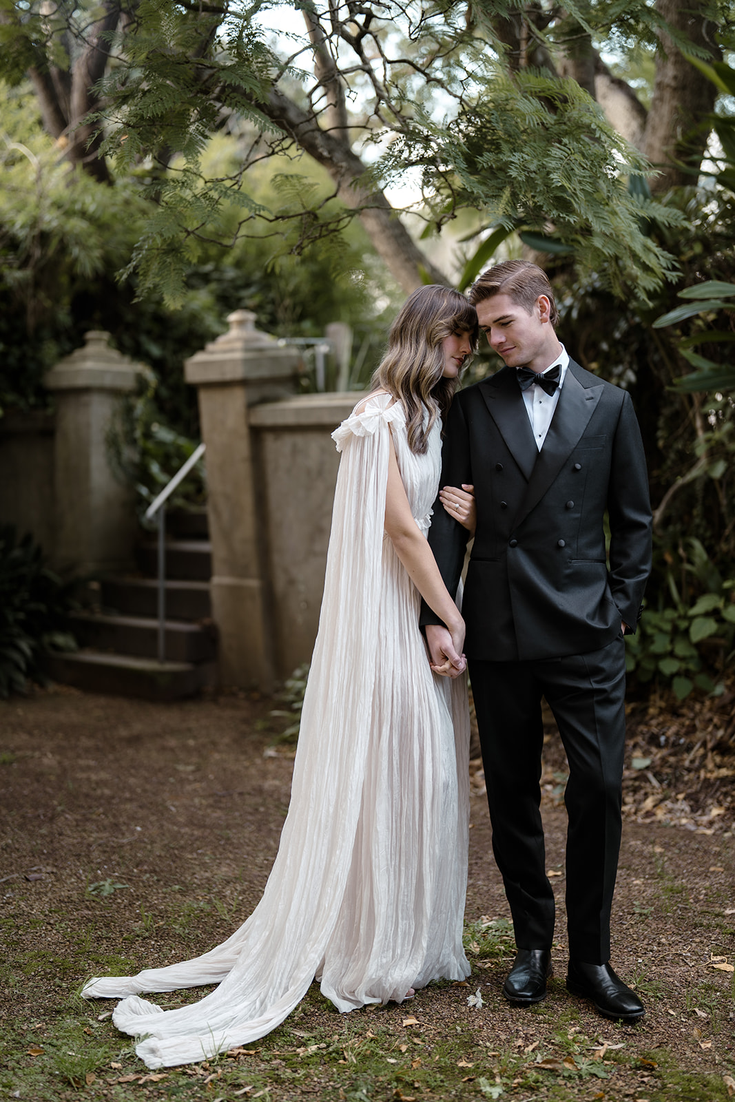 Melbourne Wedding Photography - Elegant Bride and Groom at Villa Alba