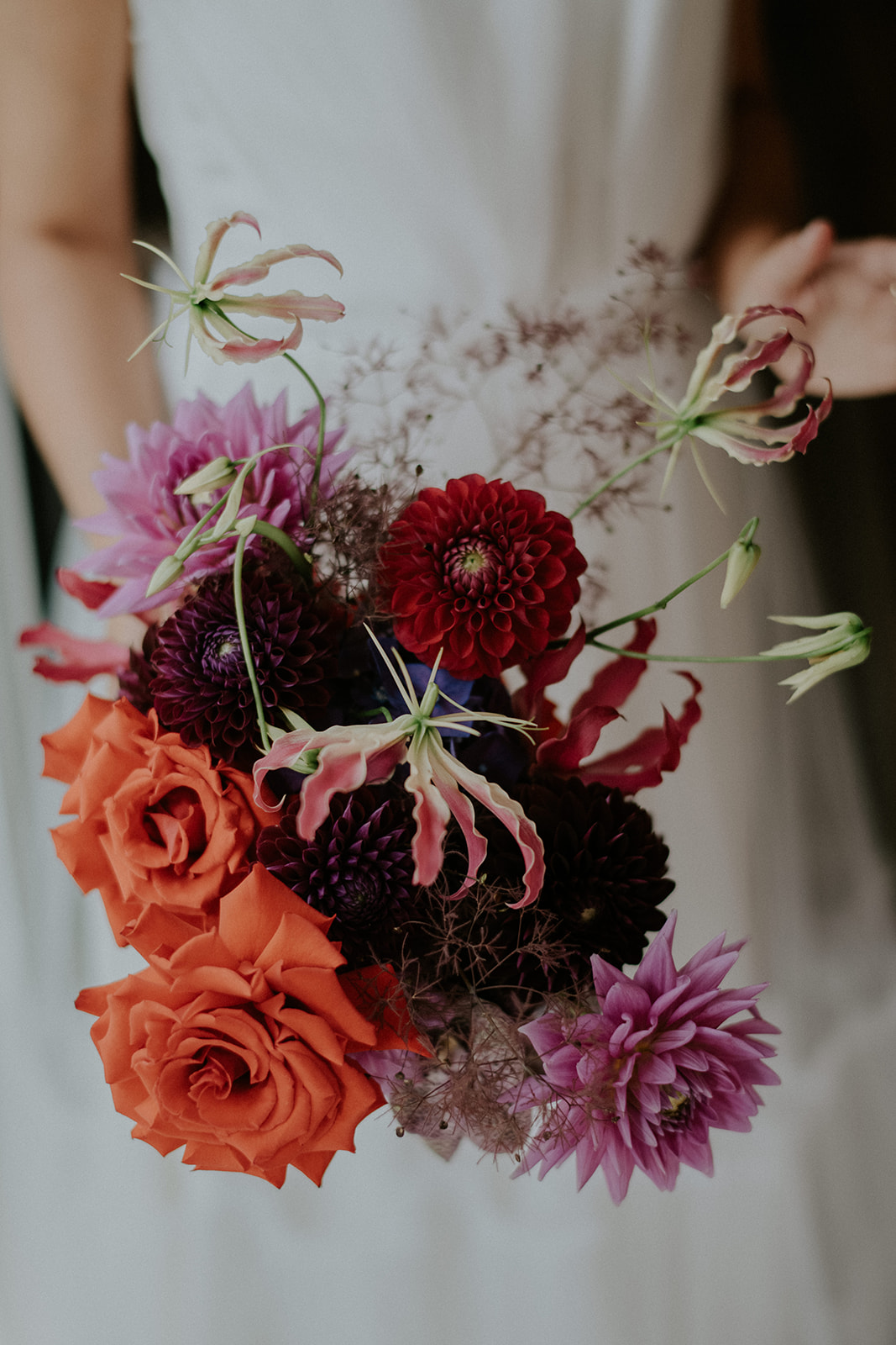 The Lillipillian colourful bridal bouquet