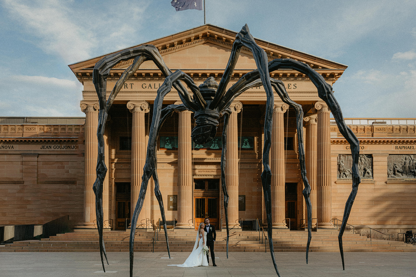 Contemporary Timeless Sydney Art Gallery Wedding Bridal Portrait Akaness Sharks Photo