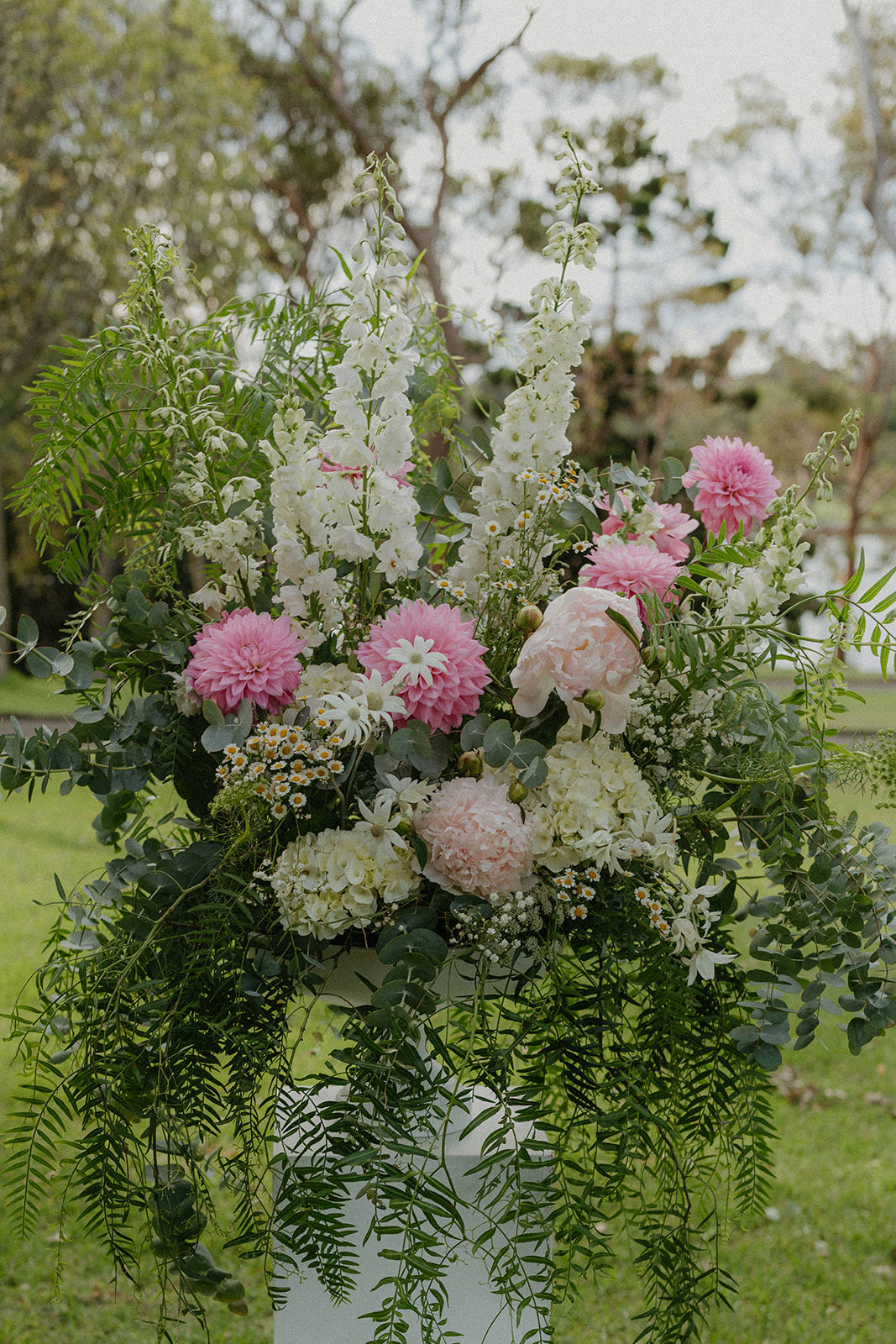 Sydney Botanic Garden Wedding SignSydney Botanic Garden Wedding Floral Decor