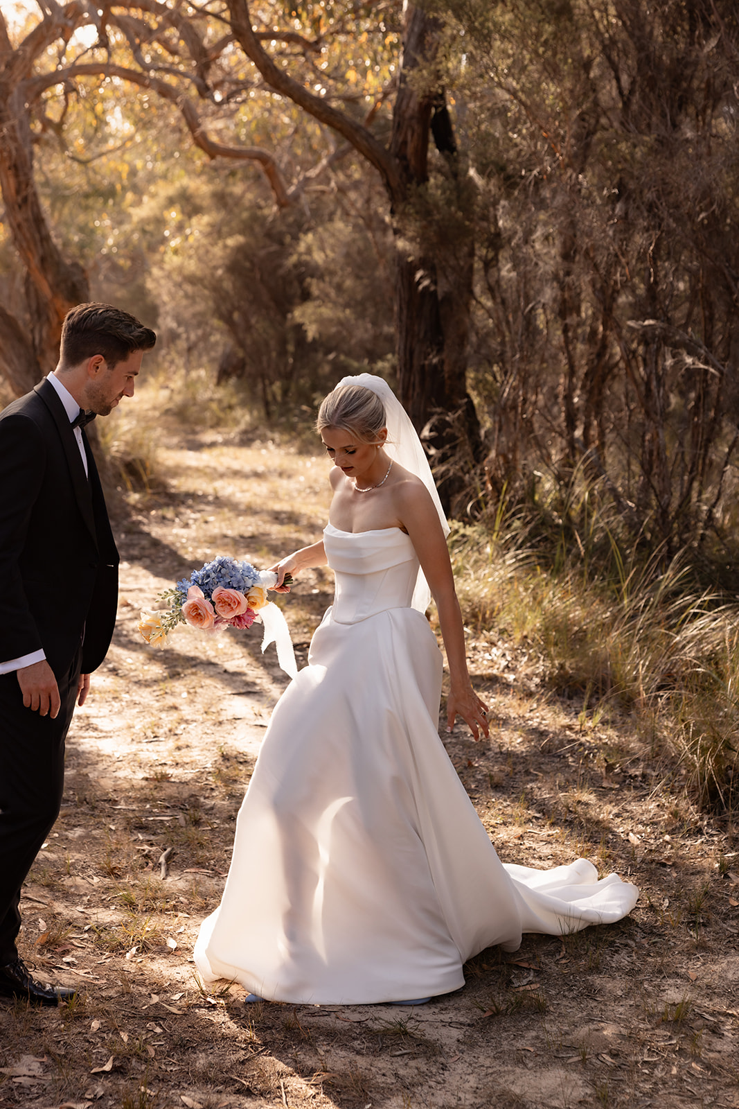 beautiful forest wedding photography